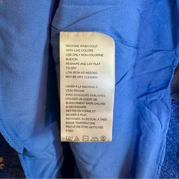 NWT Free People ‘Everyone’s Favorite Mini Dress’ in “Dutch Blue Combo” Size XS - Picture 9 of 16